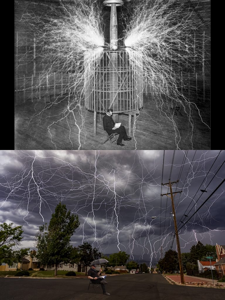 Colorado Springs Then and Now Tesla